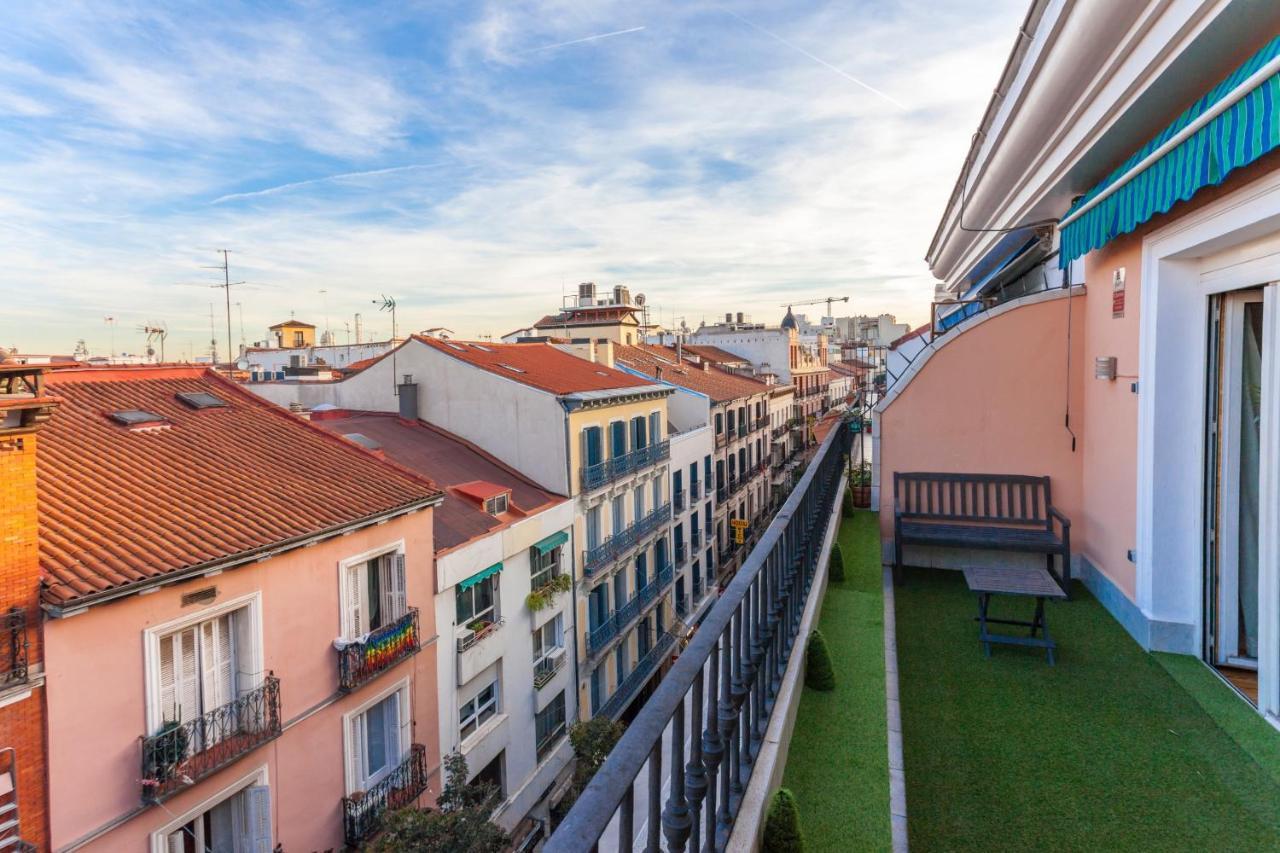 Apartamento Gran Via Terrace En Madri Exterior foto